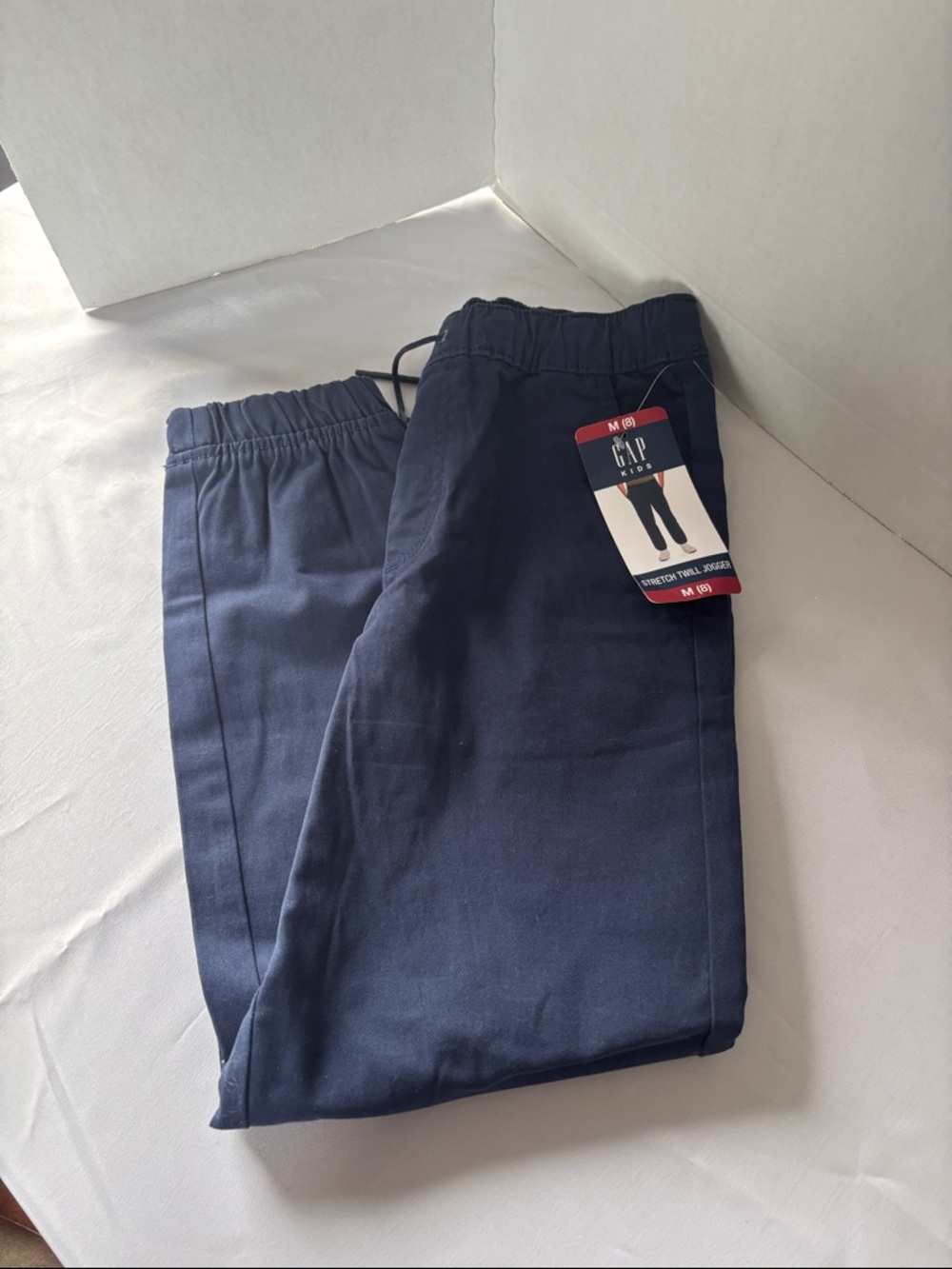 GAP Men's Navy Elastic Waist Joggers